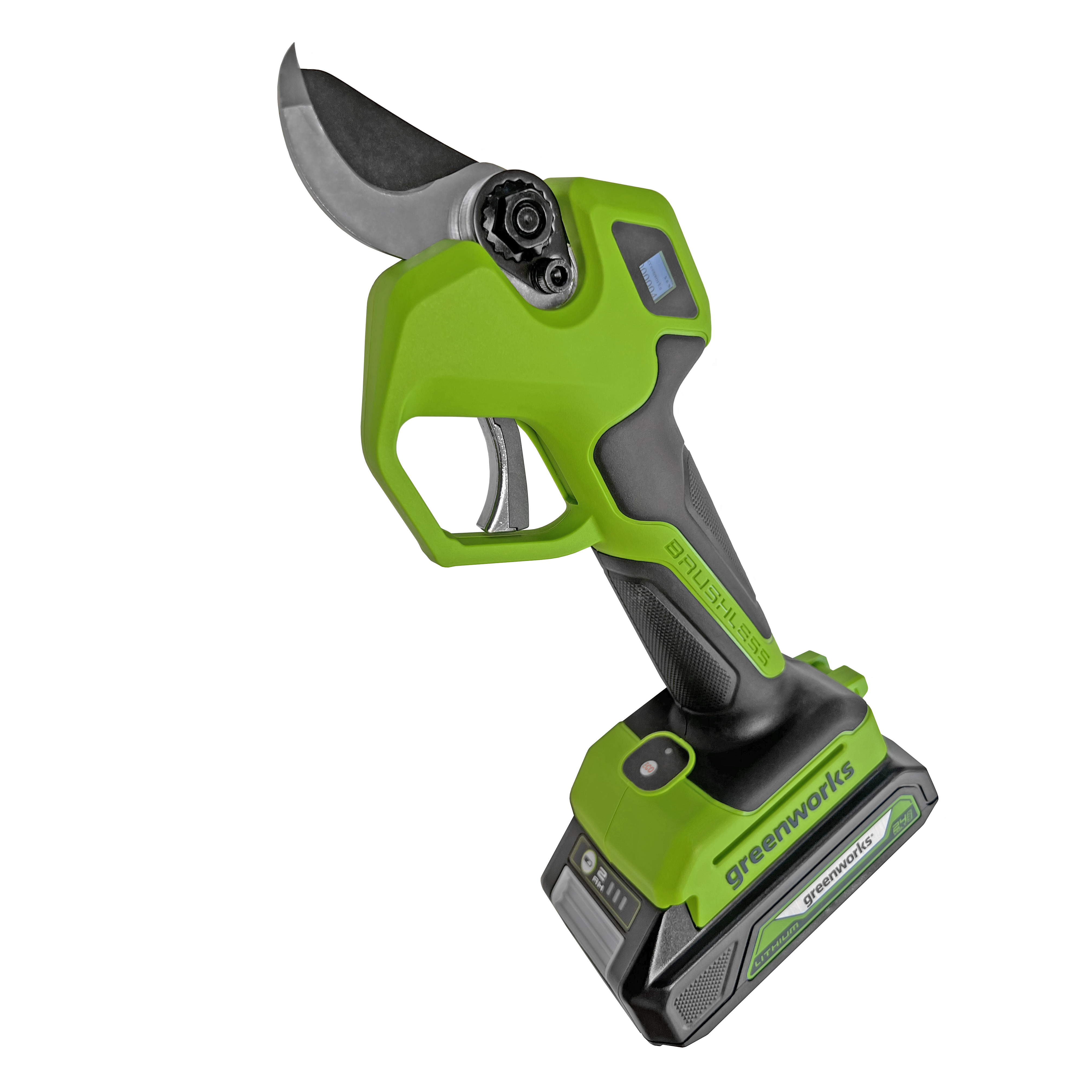 Секатор 32 мм аккумуляторный Greenworks 24V PR24320, бесщеточный, без АКБ и ЗУ
