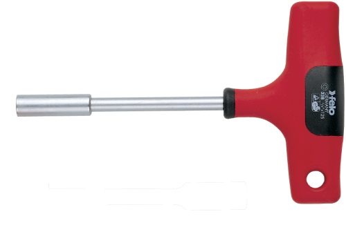 Т-образная Отвёртка серия 338, под биты, 1/4" х 125 FELO 338 125 80