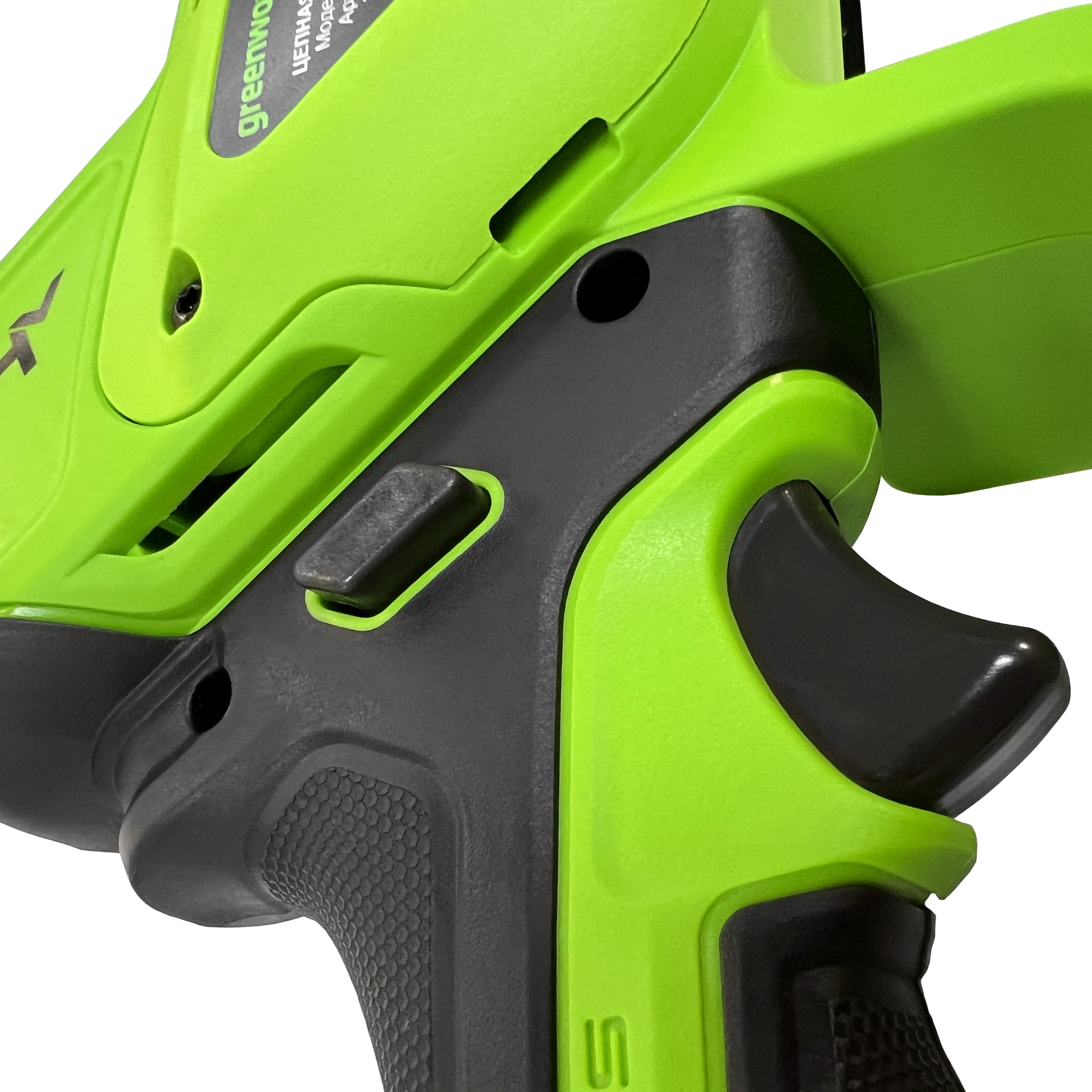 Мини-пила аккумуляторная цепная Greenworks 10 см 24V CS2410A с автоматической смазкой цепи, бесщёточная, без АКБ и ЗУ
