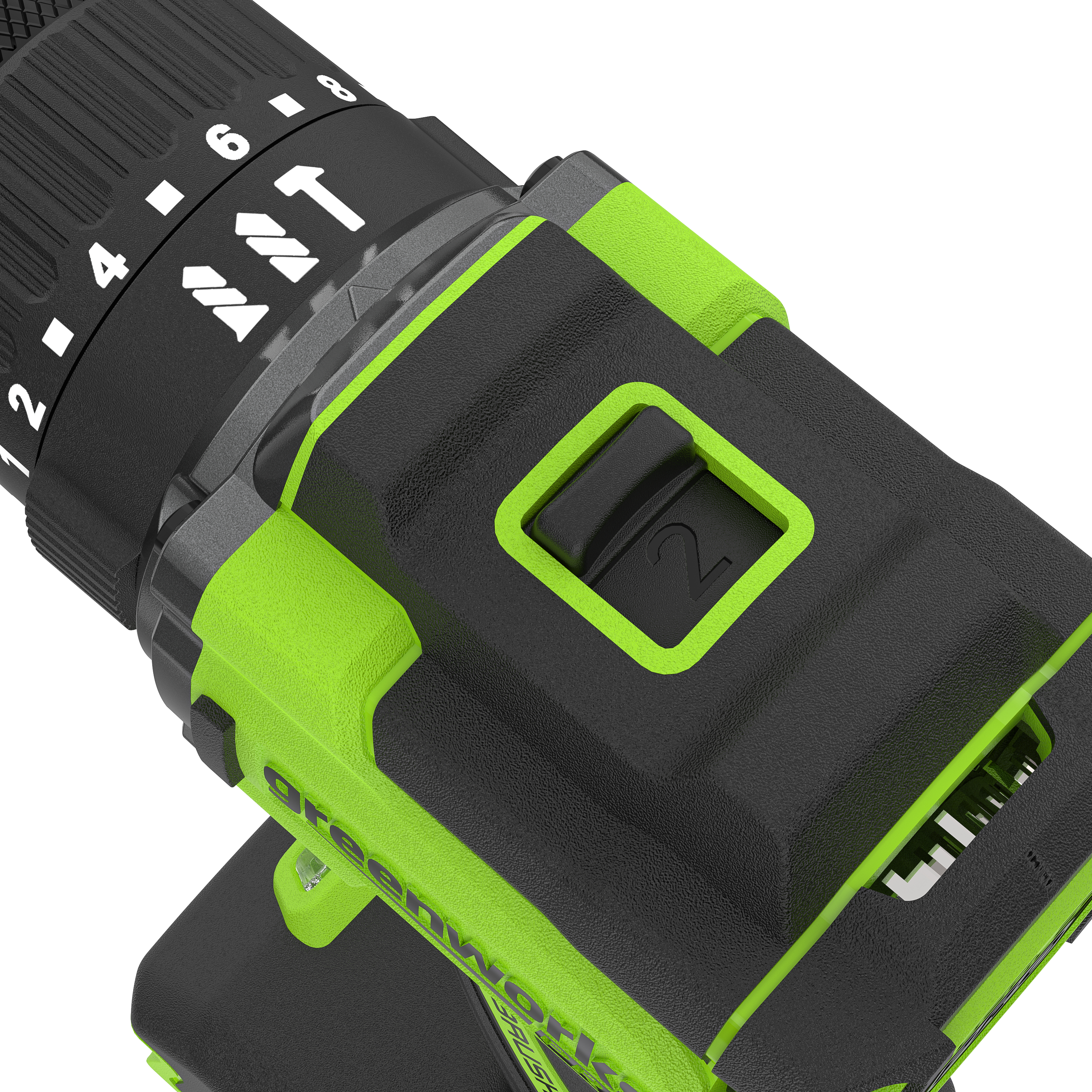 Дрель-шуруповёрт ударная 30/60 Нм аккумуляторная Greenworks 24V HD560, бесщёточная, без АКБ и ЗУ