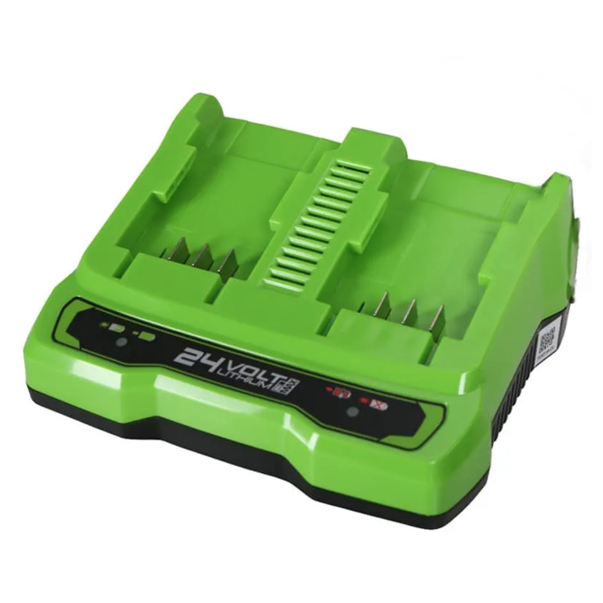 Зарядное устройство двойное Greenworks 24V G24X2UC2 2931907 (с двумя слотами)