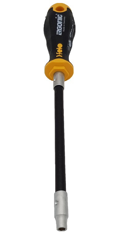 Отвёртка серия 429 Ergonic M-TEC с гибким стержнем под гайку 5х170 FELO 429 050 40