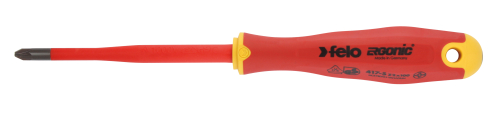 Отвёртка SLIM ERGONIC диэлектр., серия 417, +/- Z 2x100 FELO 417 293 90