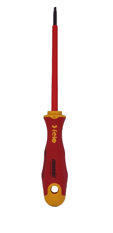 Отвёртка ERGONIC диэлектр., серия 413, SL 3,5х0,6х100 FELO 413 035 90