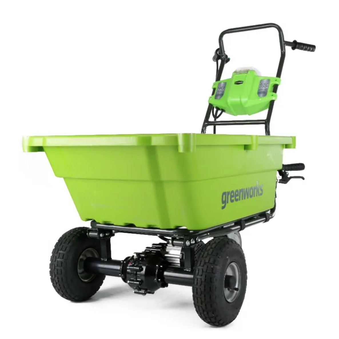 Садовая тележка самоходная Greenworks 106 л 40V G40GC, без АКБ и ЗУ