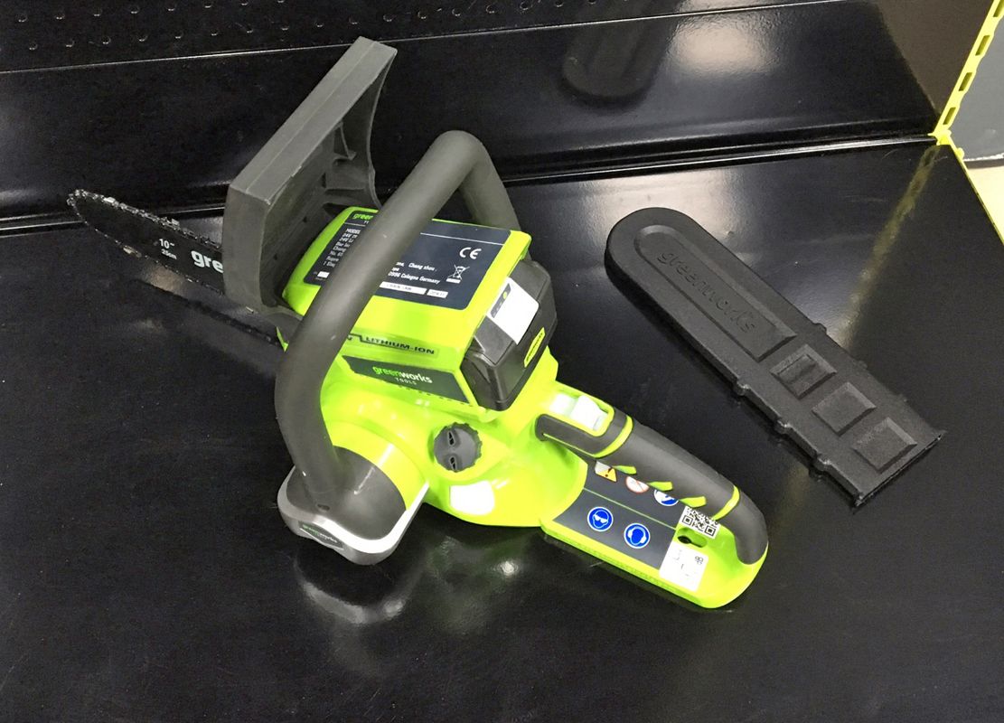 Пила аккумуляторная цепная Greenworks 25 см 24V G24CS25, без АКБ и ЗУ