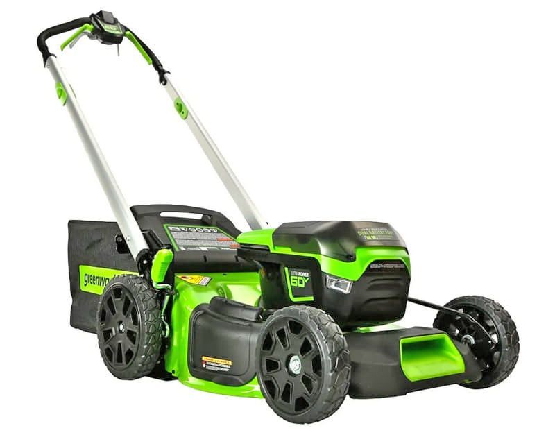Газонокосилка самоходная, аккумуляторная 51 см Greenworks  60V GD60LM51SP 2514307, бесщеточная, без АКБ и ЗУ