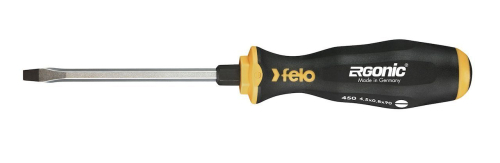 Отвертка плоская шлицевая ударная Ergonic 10,0X1,6X180 FELO 45010040
