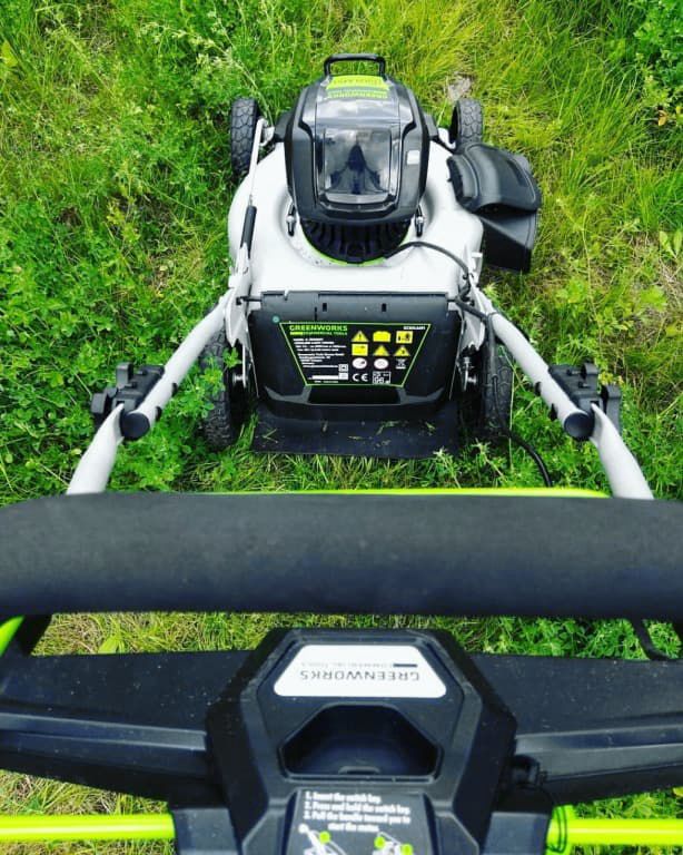 Газонокосилка аккумуляторная Greenworks 51 см 82V GD82LM51, бесщёточная, без АКБ и ЗУ