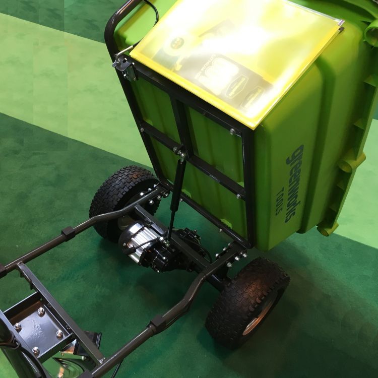 Садовая тележка самоходная Greenworks 106 л 40V G40GC, без АКБ и ЗУ