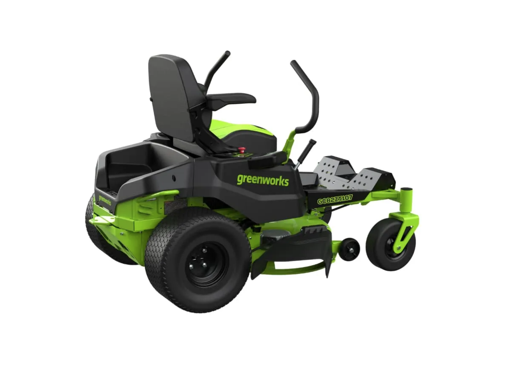 Газонокосилка аккумуляторная самоходная с сиденьем 107 см Greenworks Zero Turn CrossoverT GC82ZT107 82V 7404107, бесщеточная, без АКБ и ЗУ