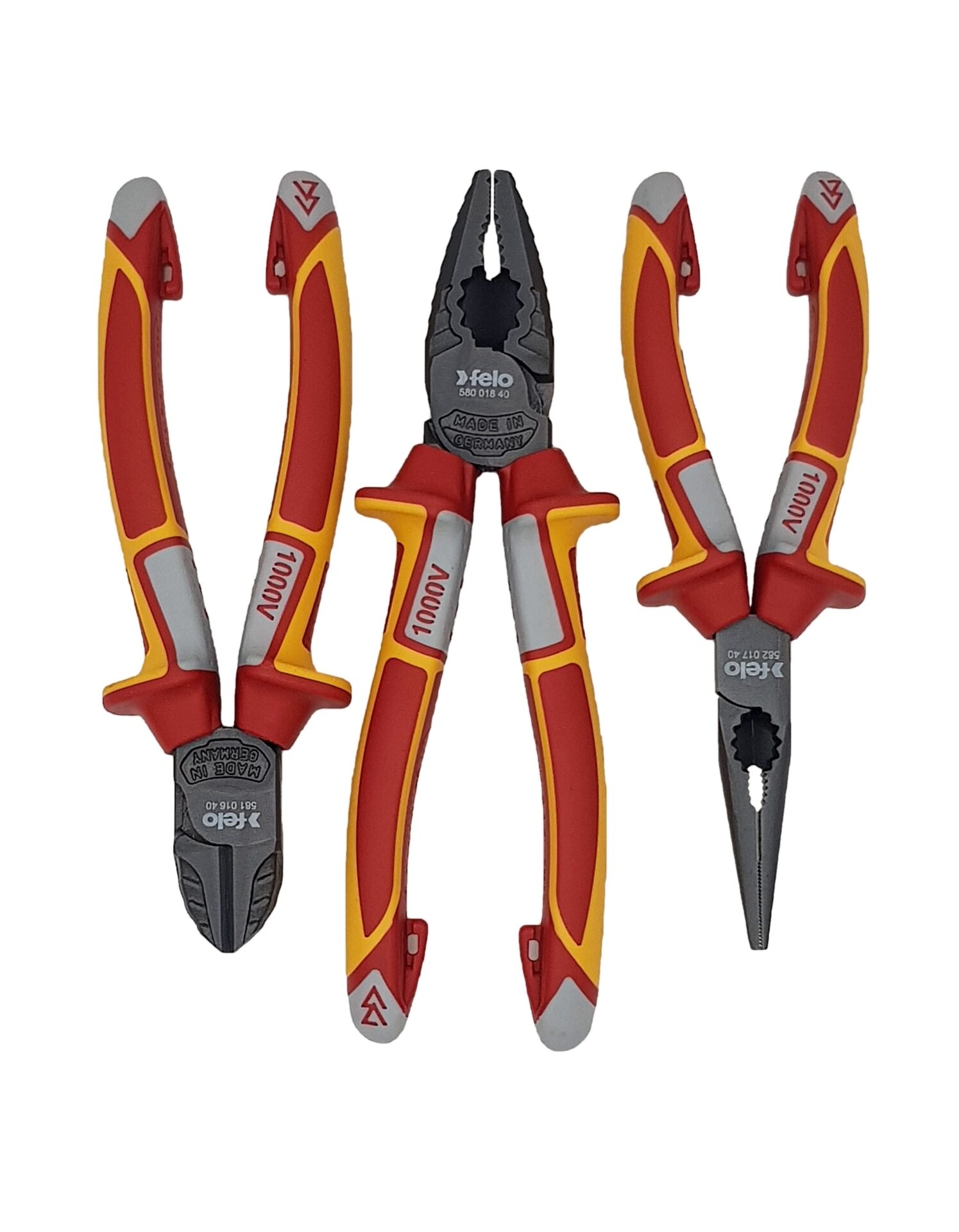 Набор электрика "FELO E-slim", серия 413 11 шт. в нейлон.кейсе. FELO 413 811 04
