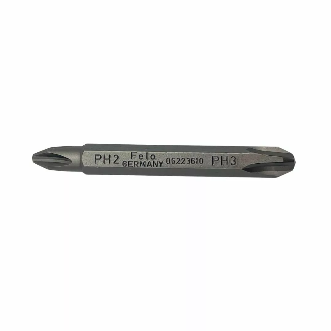 Бита двухсторонняя серия Industrial PH2/PH3, 60 мм FELO 06223610
