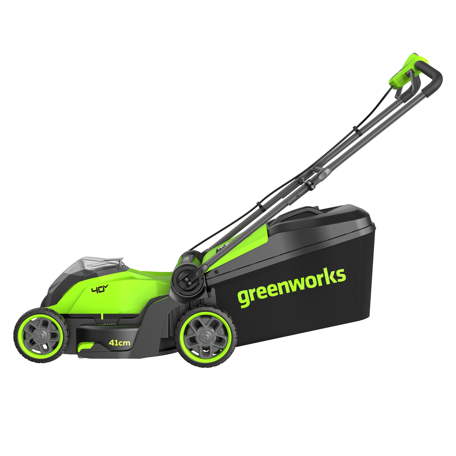 Газонокосилка аккумуляторная Greenworks 41 см 40V GD40LM411 2521007, бесщёточная, без АКБ и ЗУ
