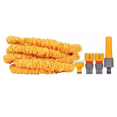 Шланг для полива HoZelock 8230 растягивающийся 30 м с коннекторами и наконечником для шланга