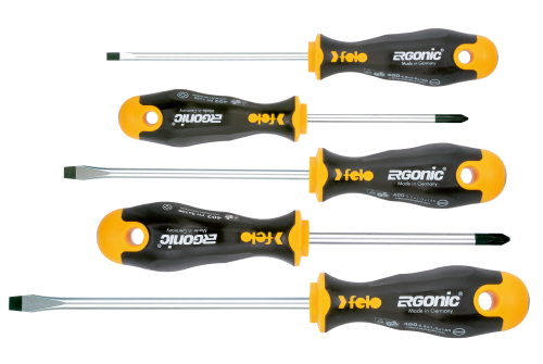 Набор отвёрток 5 шт., серия 400 Ergonic FELO 400 951 18