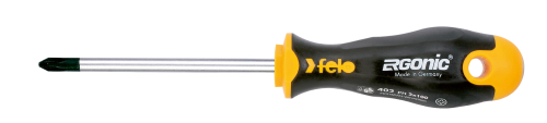Отвёртка серия 402 Ergonic, PH2х100х6,0 FELO 402 203 10