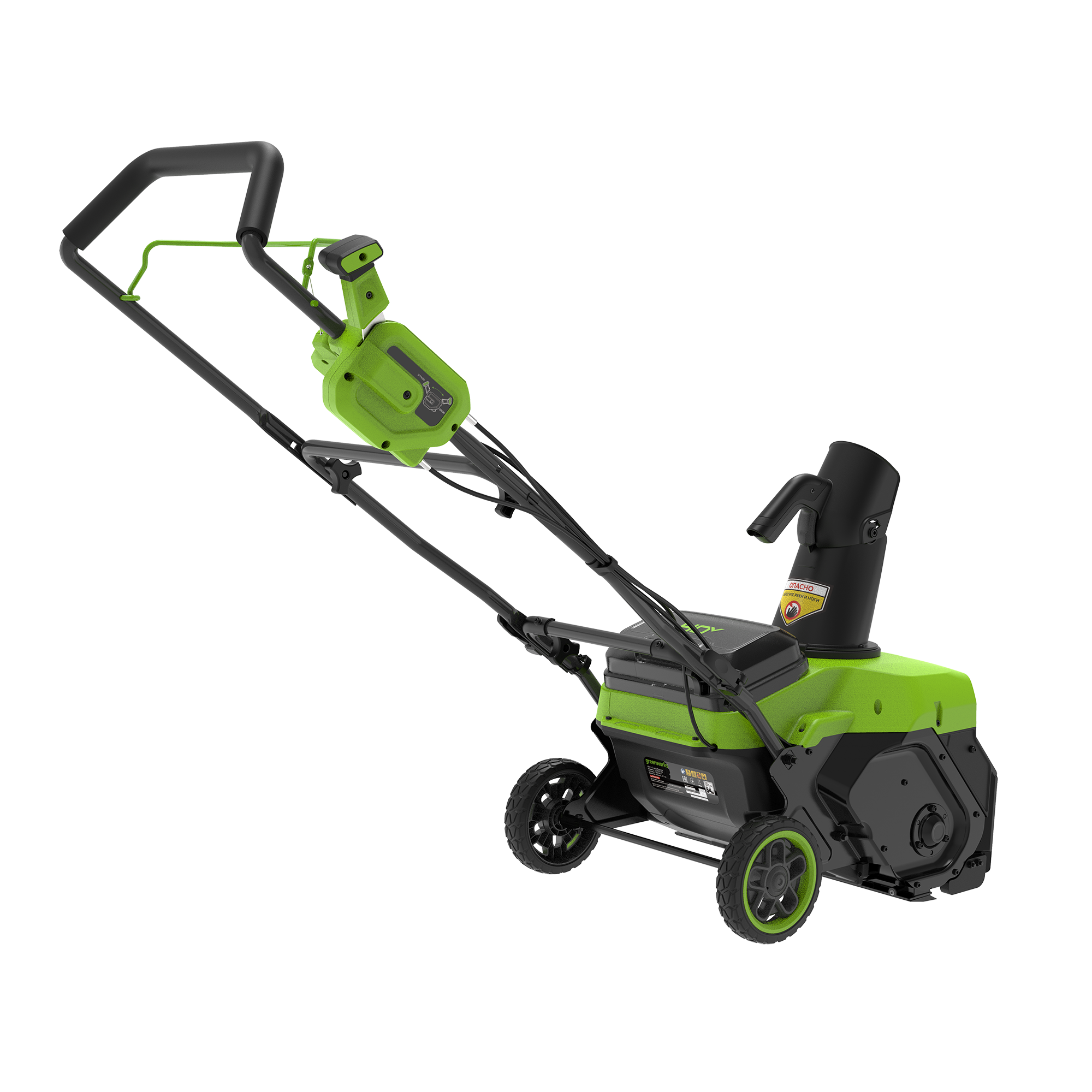 Снегоуборщик аккумуляторный Greenworks 51 см 40V GD40STX2 2603407, бесщёточный, без АКБ и ЗУ