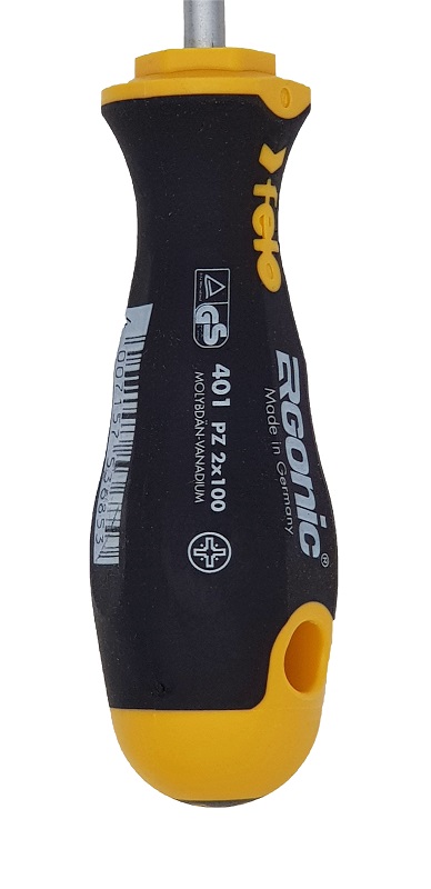 Отвёртка серия 401 Ergonic, PZ2х100х6,0 FELO 401 203 10