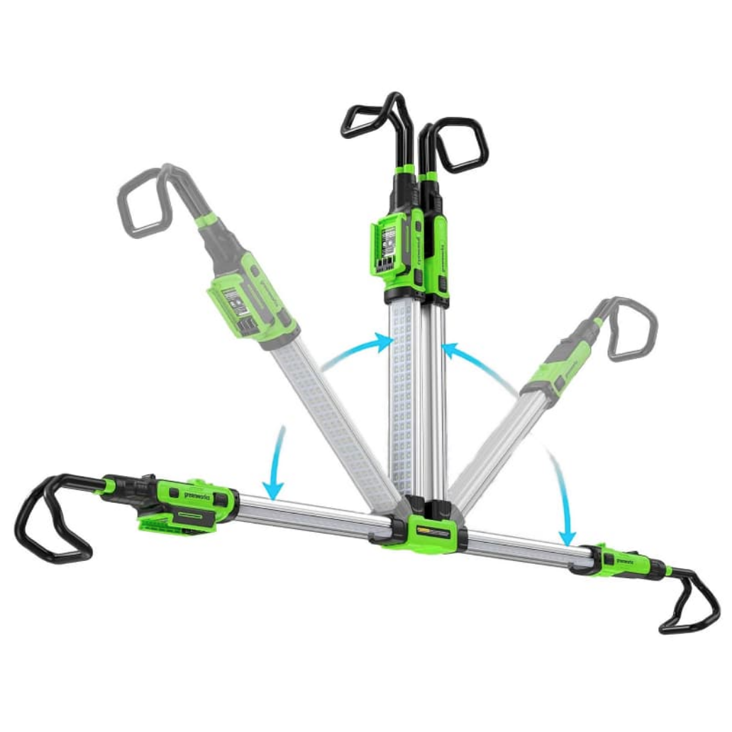 Подкапотный LED-прожектор (1200 Лм) аккумуляторный Greenworks 24V G24UHL 3503607, без АКБ и ЗУ