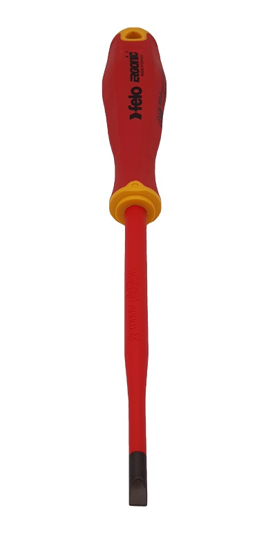 Отвёртка SLIM ERGONIC диэлектр., серия 413, SL 5,5х1,0х125 FELO 413 955 90