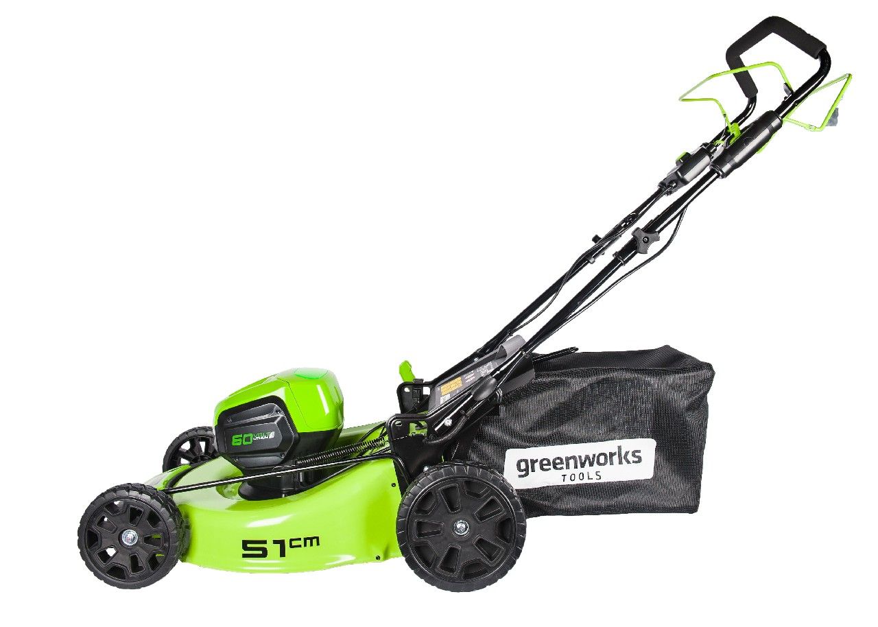 Газонокосилка самоходная аккумуляторная Greenworks 51 см 60V GD60LM51SP, бесщёточная, без АКБ и ЗУ