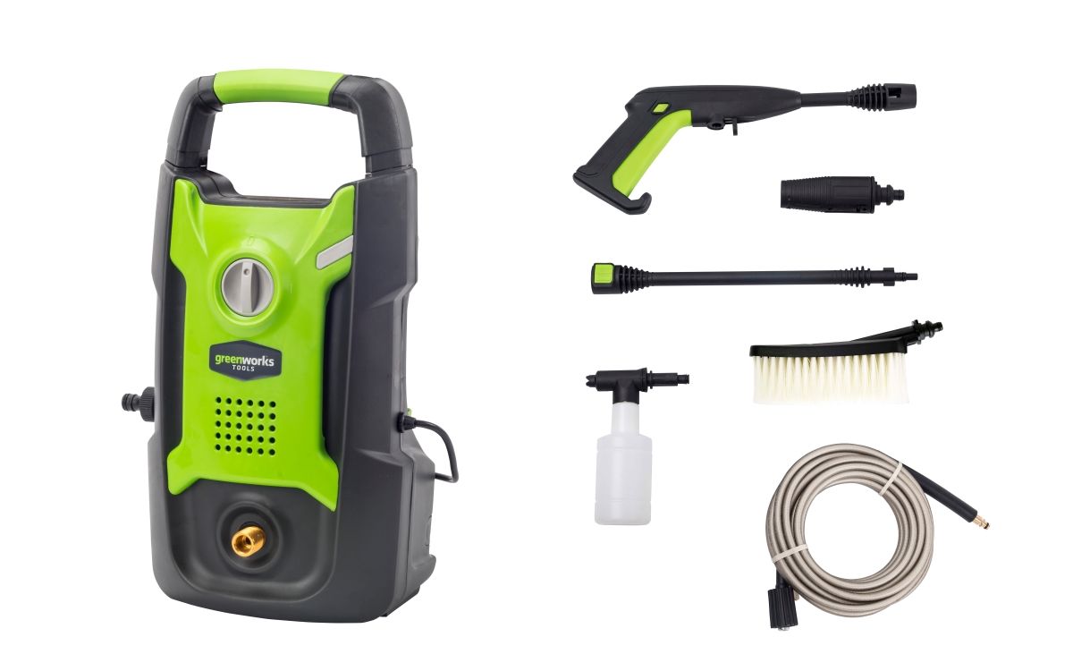 Мойка высокого давления Greenworks 100 бар 1300W G1