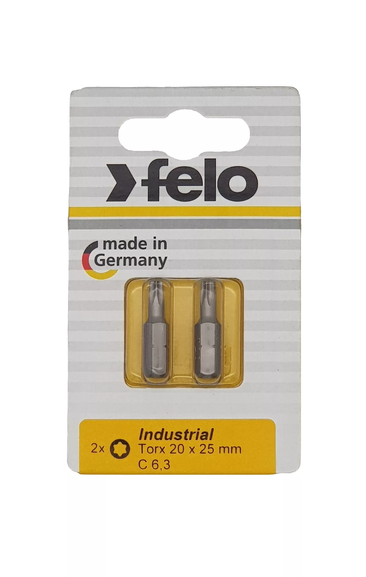 Биты Torx20х25, С 6,3, 2 шт. FELO 026 200 36