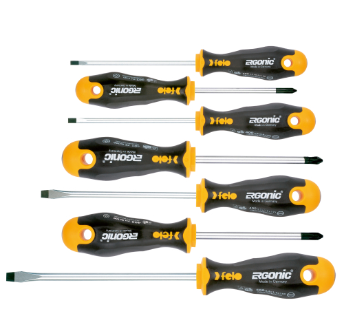 Набор отвёрток серия 400 Ergonic 7 шт. FELO 400 971 18