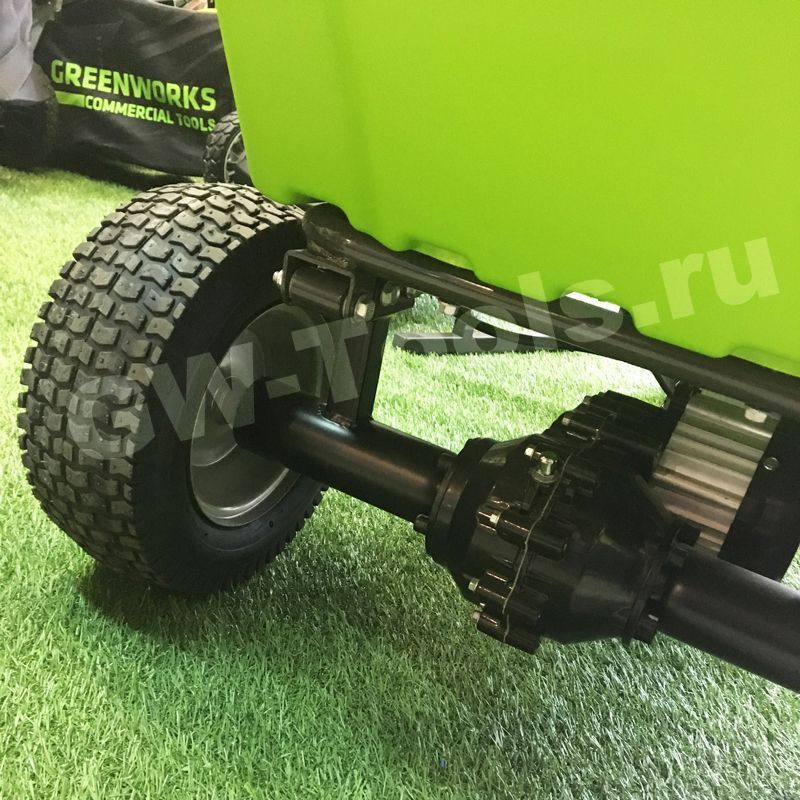 Садовая тележка самоходная Greenworks 106 л 40V G40GC, без АКБ и ЗУ