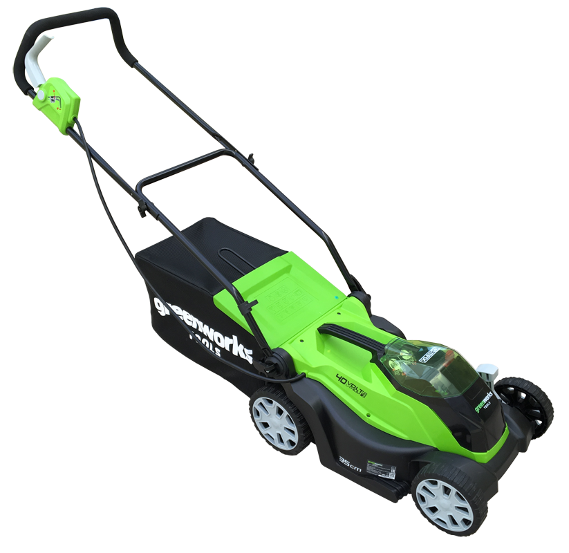Газонокосилка аккумуляторная Greenworks 35 см 40V G40LM35 2501907, без АКБ и ЗУ