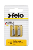 Felo Бита серии Industrial TX 5х25, 2шт на блистере 02605036