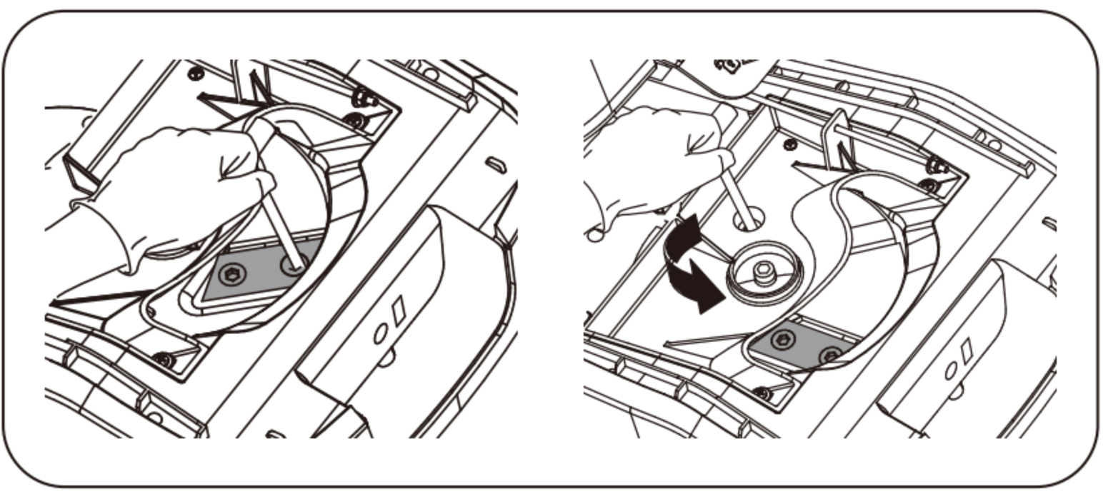 Комплект из двух ножей для садового измельчителя