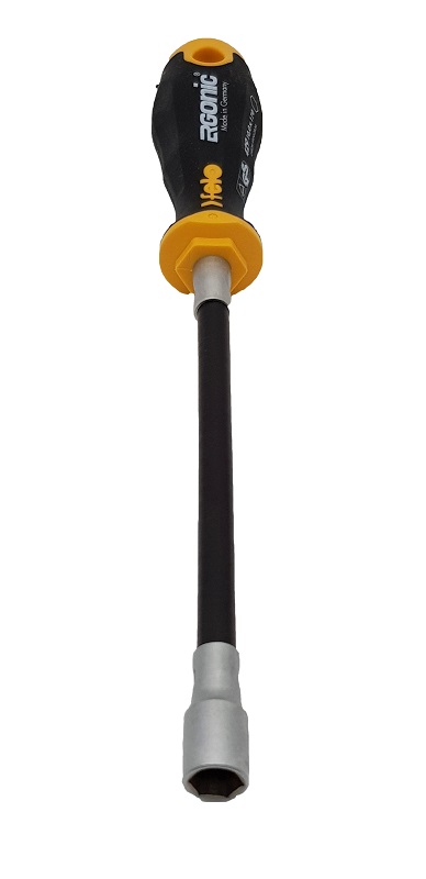 Отвёртка серия 429 Ergonic M-TEC с гибким стержнем под гайку 10х170 FELO 429 100 40