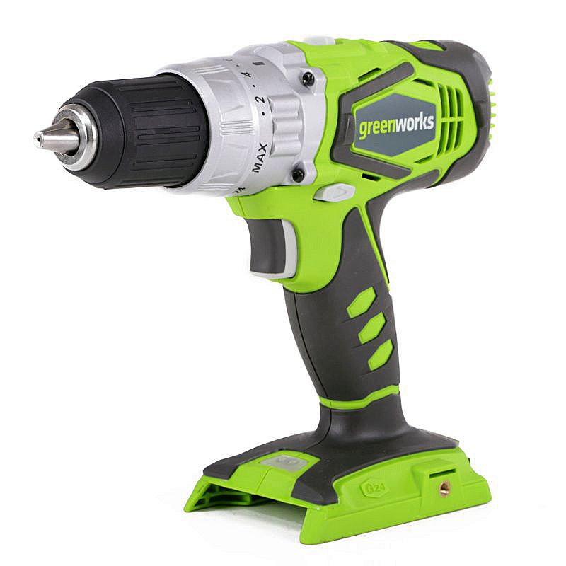 Дрель-шуруповёрт ударная аккумуляторная Greenworks 24V G24CD