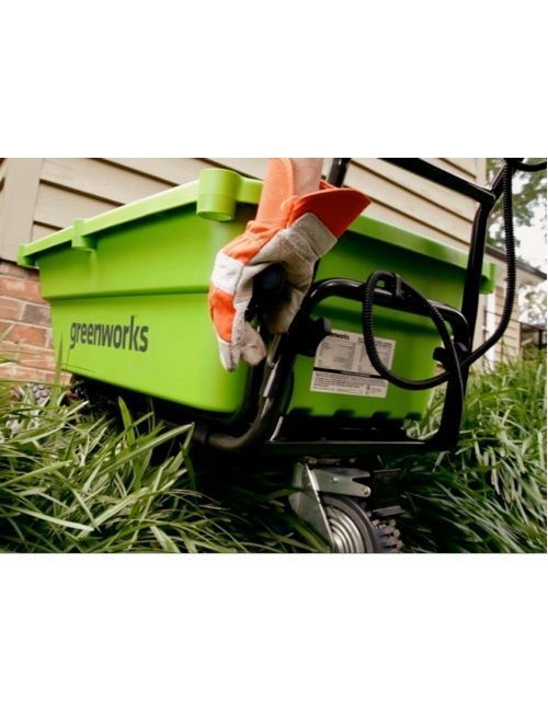 Садовая тележка самоходная Greenworks 106 л 40V G40GC, без АКБ и ЗУ