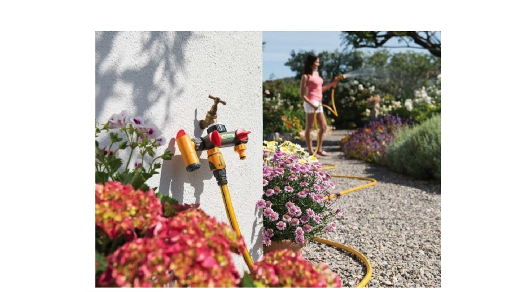 Разделитель потоков HoZelock 2250 Flow Max 2х канальный с краном