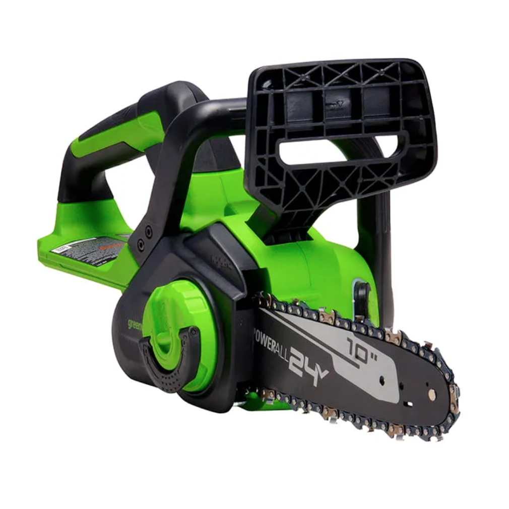 Пила аккумуляторная цепная Greenworks 25 см 24V G24CS25 2007707, без АКБ и ЗУ