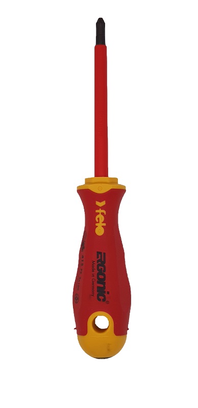 Отвёртка ERGONIC диэлектр., серия 415, PZ 2 FELO 415 203 90