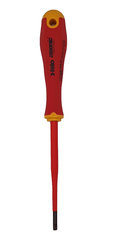 Отвертка диэлектрическая SL 4,0х0,8 E-Slim Ergonic FELO 413 940 90