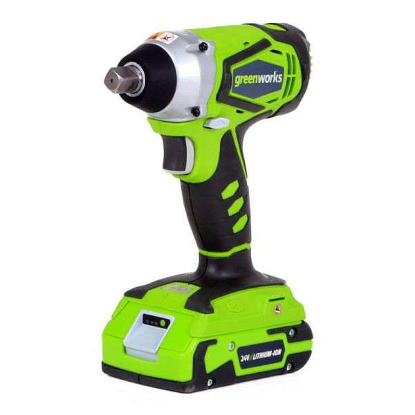 Гайковёрт импульсный аккумуляторный Greenworks 24V G24IW