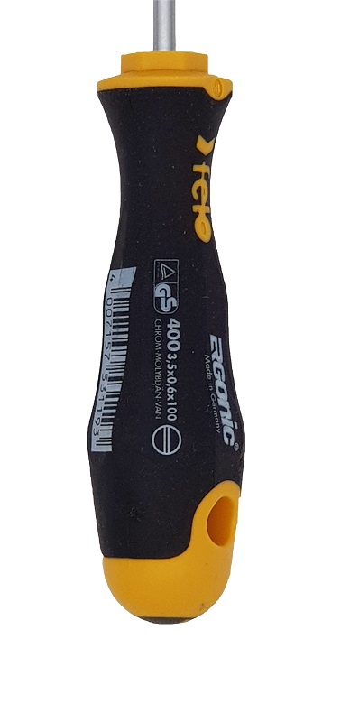 Отвёртка серия 400 Ergonic, SL3,5х0,6х100 FELO 400 353 10