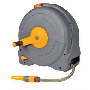 Катушка hozelock 2494 pro c закрытым корпусом 1/2 40м, коннекторами и наконечником для шланга