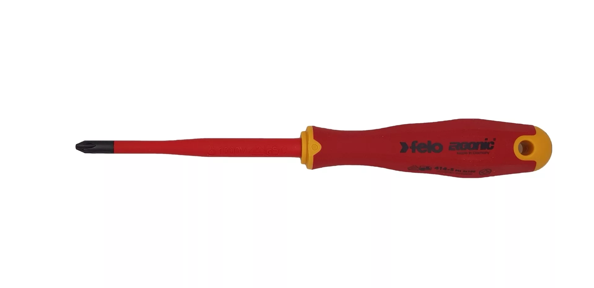 Отвёртка SLIM ERGONIC диэлектр., серия 414, PH 2 FELO 414 293 90