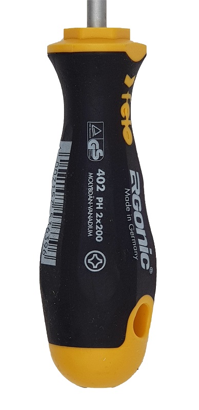 Отвёртка серия 402 Ergonic, PH2х200х6,0 FELO 402 207 10