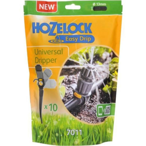 Автоматический полив - Капельница универсальная HoZelock 7011 13 мм, 10 шт.