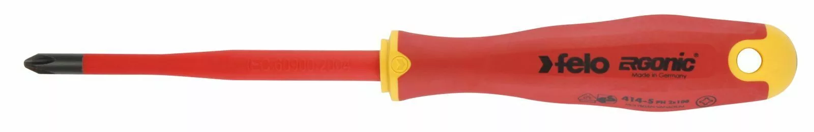 Отвёртка SLIM ERGONIC диэлектр., серия 414, PH 2 FELO 414 293 90