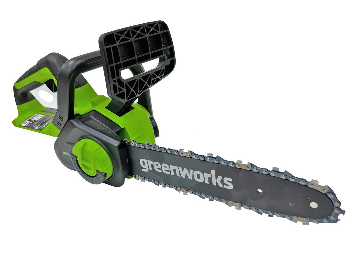 Пила аккумуляторная цепная Greenworks 30 см 40V G40CS30II 2007807, без АКБ и ЗУ