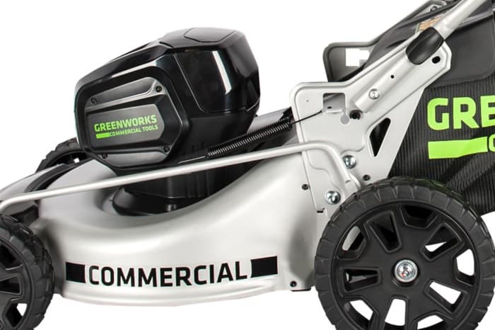 Газонокосилка аккумуляторная Greenworks 46 см 82V GC82LM46, бесщёточная, без АКБ и ЗУ