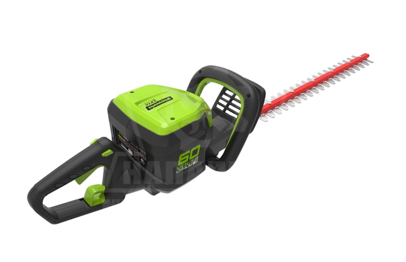 Кусторез аккумуляторный 61 см Greenworks 60V GD60HT, бесщеточный, без АКБ и ЗУ